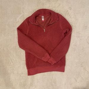 Pink fluffy sweater!